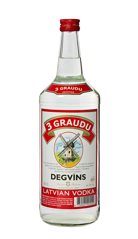 3 Graudu degvīns - 1.0 L : 3 Graudu degvīns