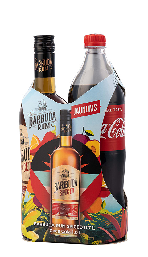 Barbuda Rum Spiced + Coca-Cola