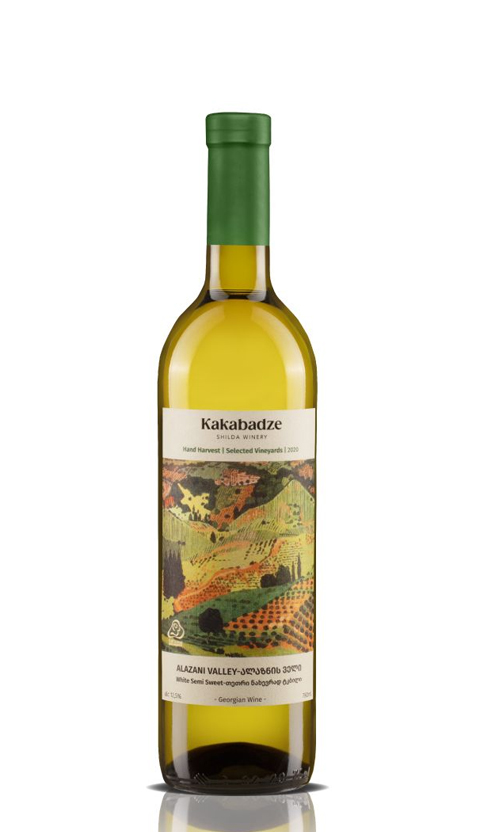 Kakabadze Alazany Valley White Semi Sweet Wine